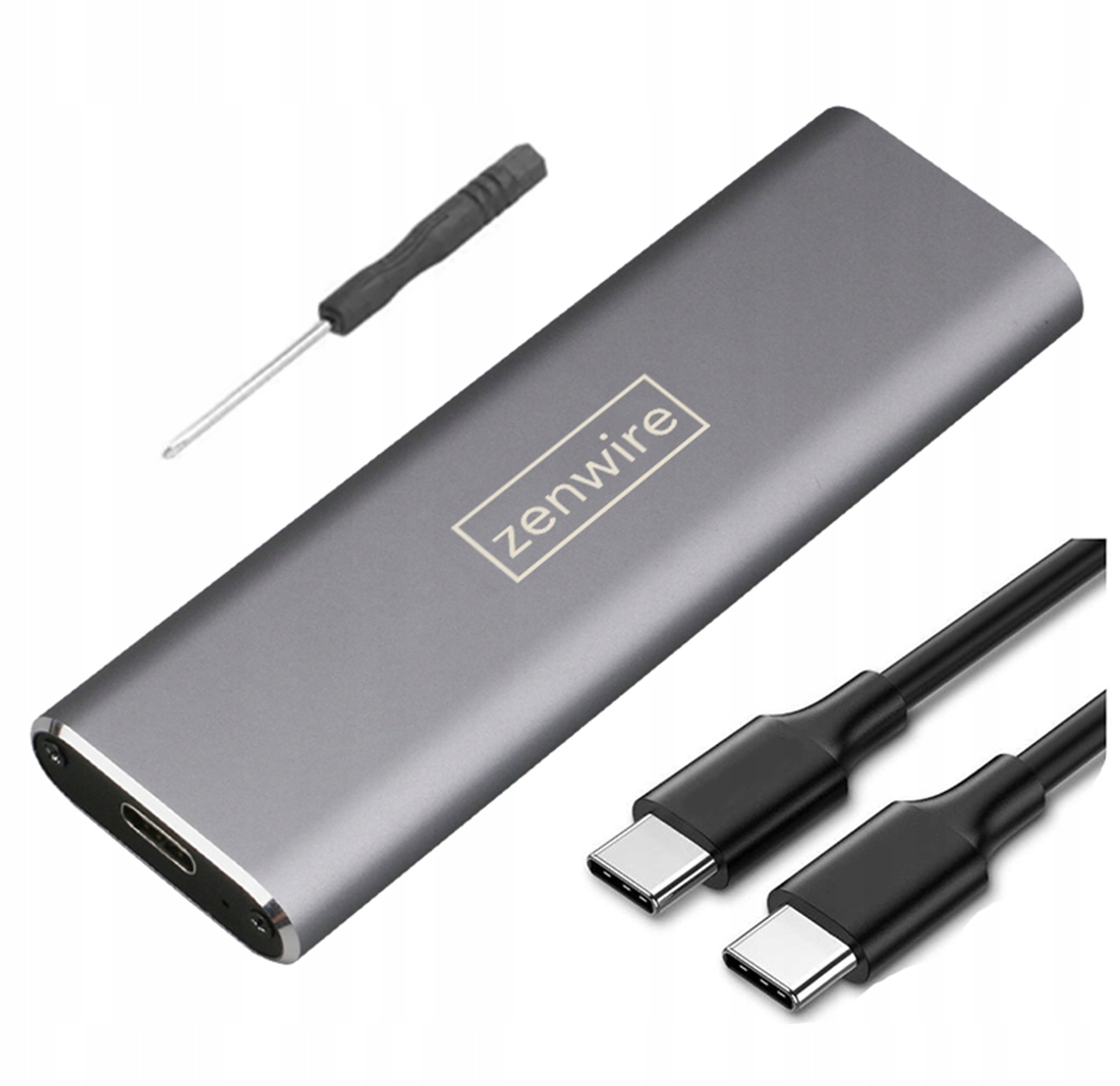 Adapter Pocket m.2 SSD USB-C m2 SATA ház