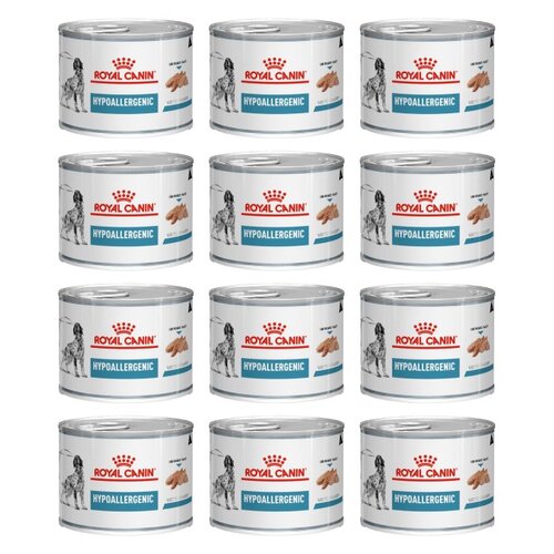 Royal Canin Hypoallergenic pes Set 12x200 g