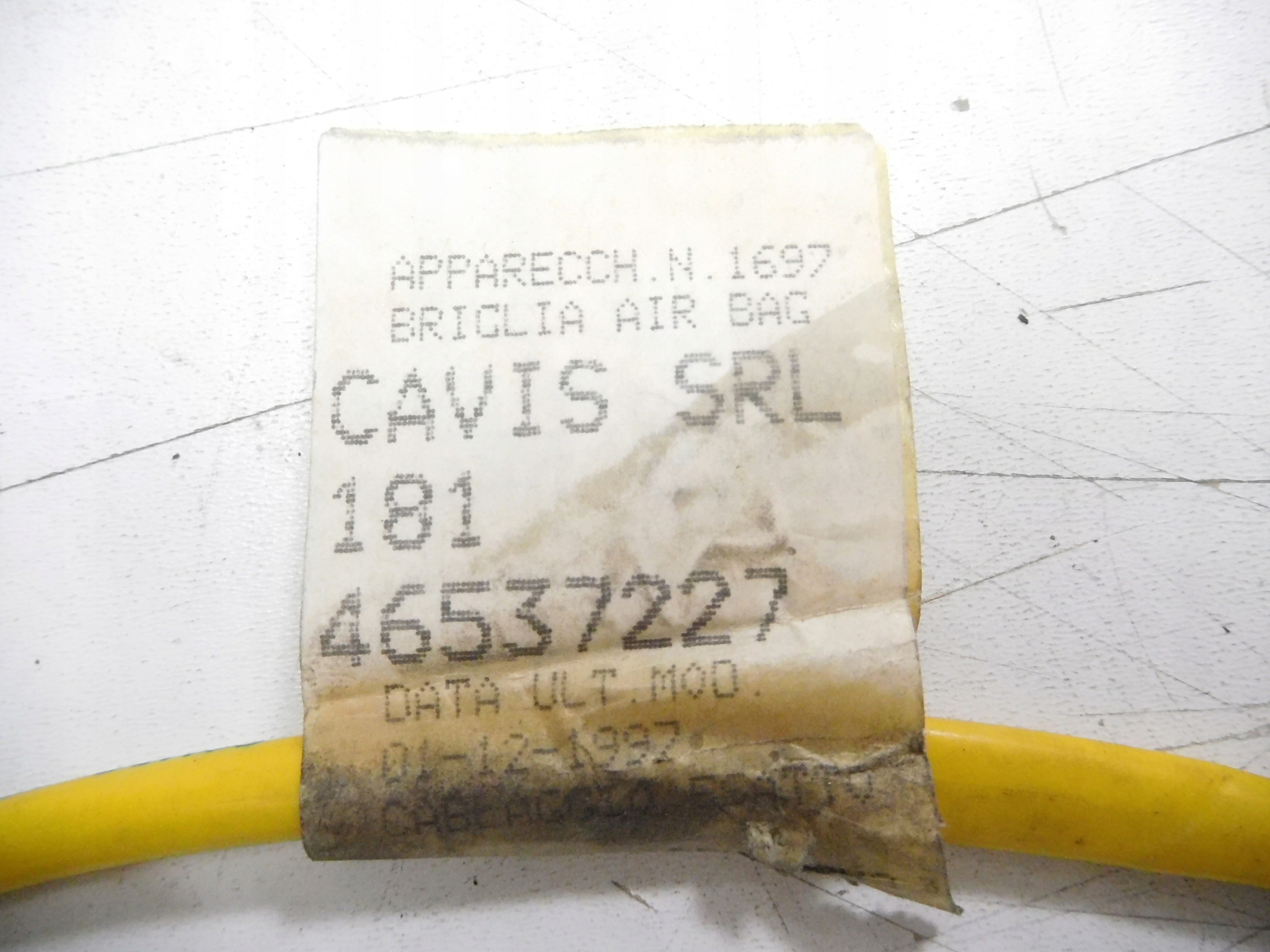 шланги Подушки ALFA ROMEO 145 oe 46537227