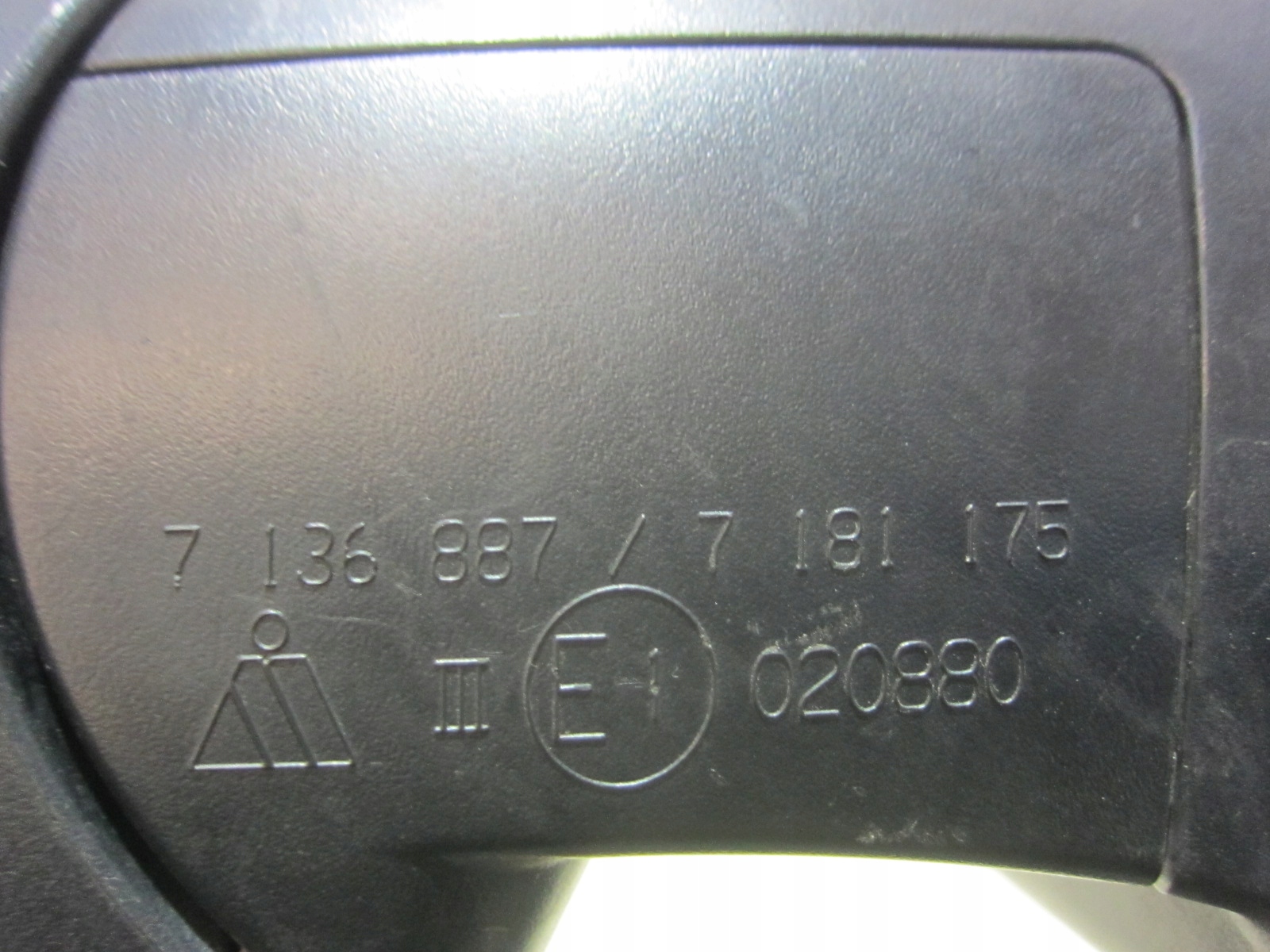 BMW X5 E70 right mirror 5 PIN right side complete 7136887 7181175