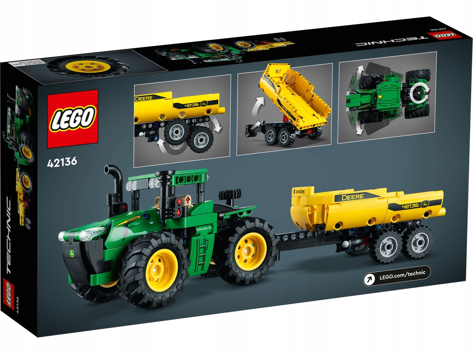 LEGO Technic Traktor John Deere Liczba elementów 390 szt.