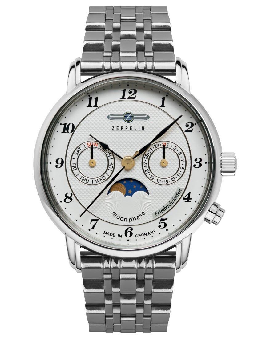 Nové originální dámské hodinky Zeppelin Friedrichshafen 8537M-1 Moon Phase