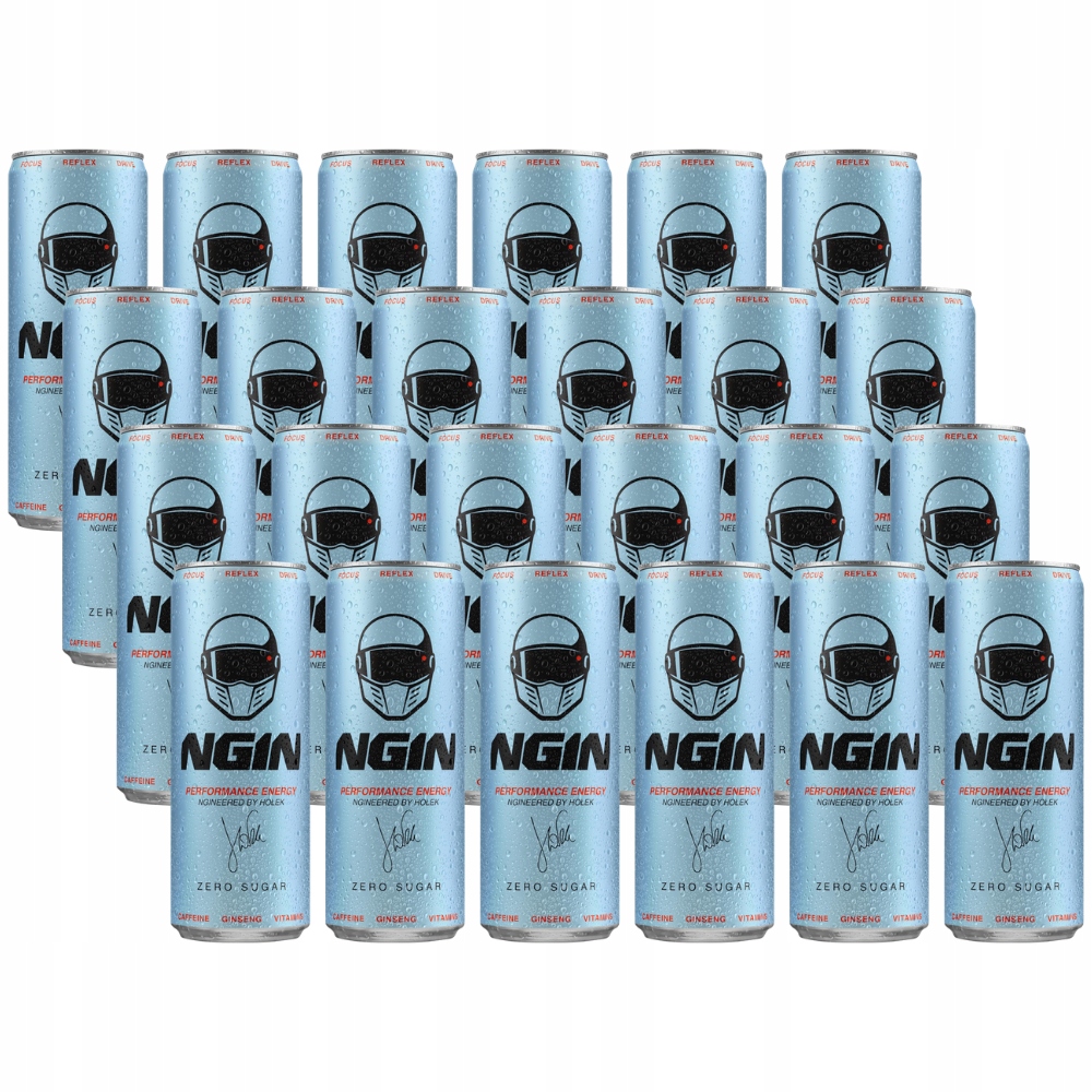 Ngin Zero Sugar Sycený energetický nápoj 250 ml x 24 kusů