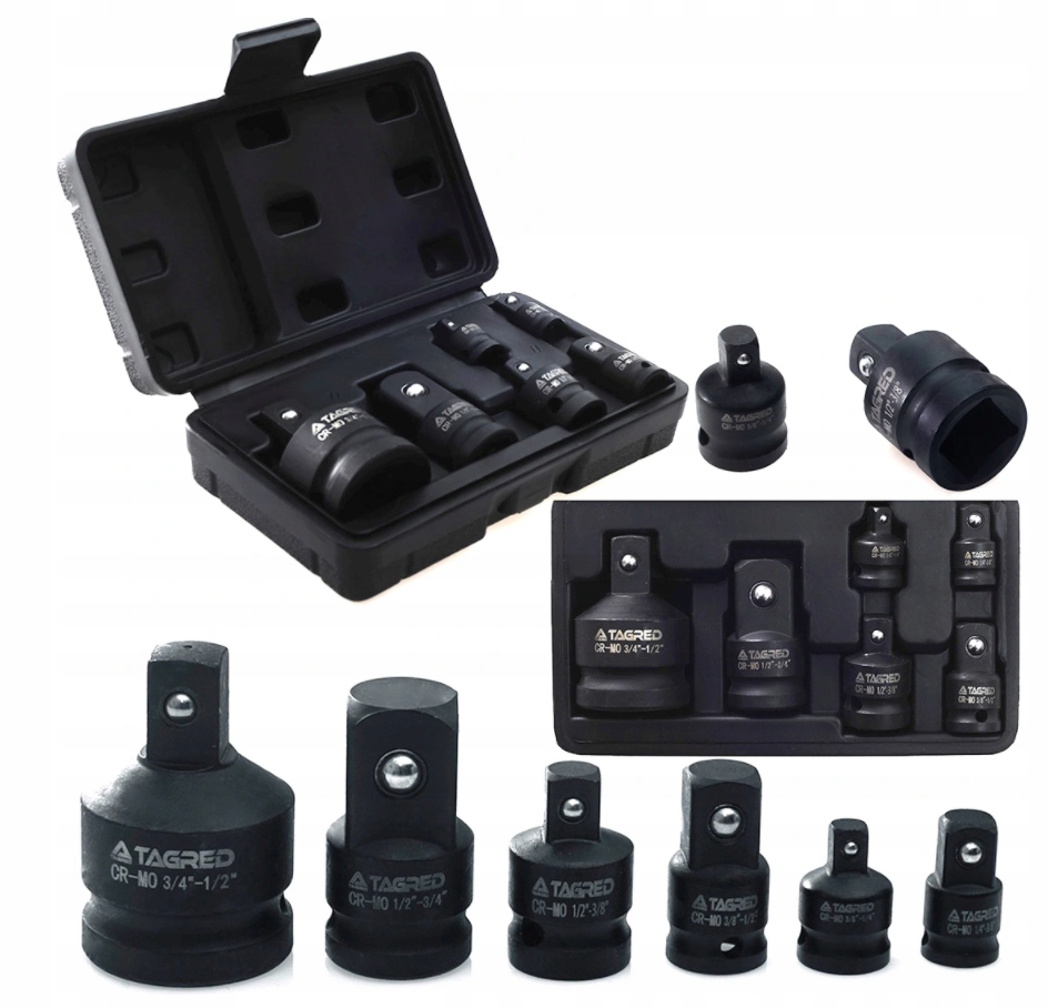 

Redukcje adaptery Udarowe 1/2 1/4 3/8 3/4 6 szt.