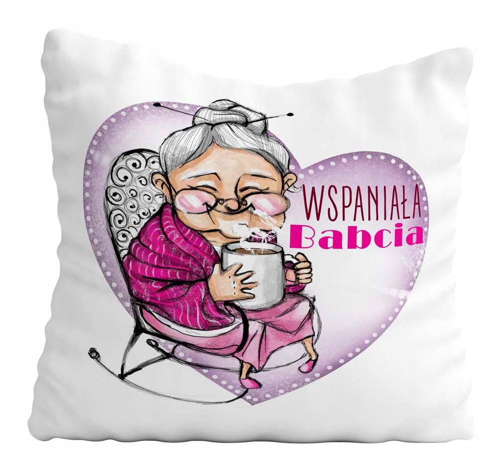 

Poduszka Dzień Babci Wspaniała Babcia