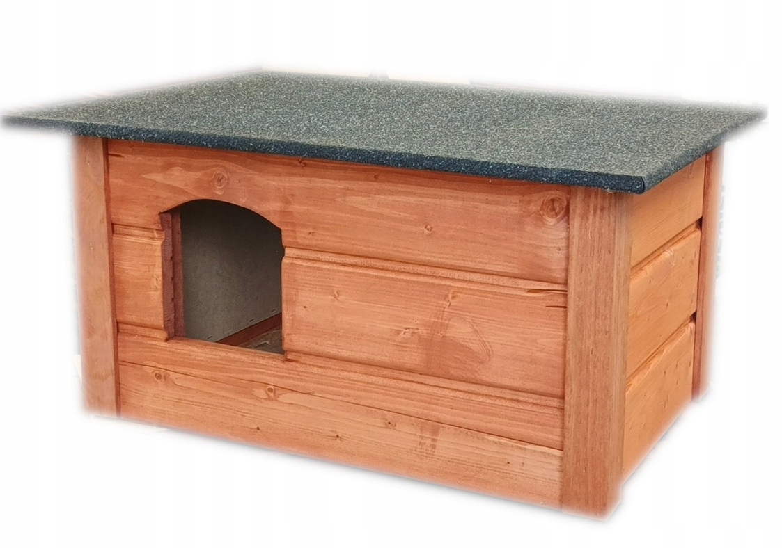 Ocieplana buda dla kota, budka dla kota, domek dla kota