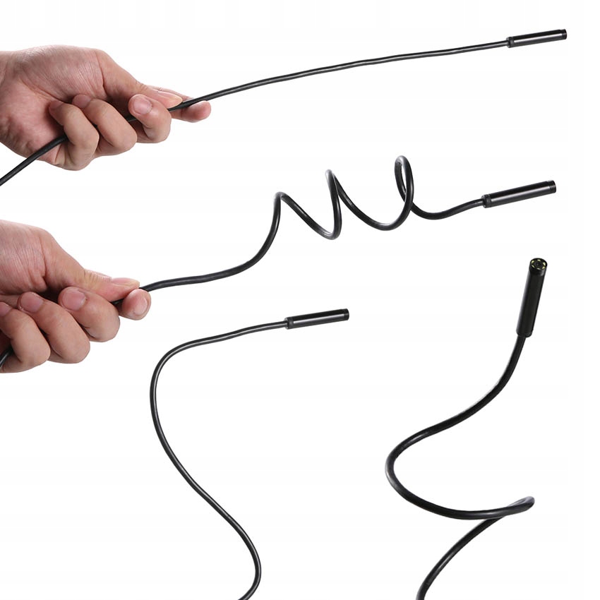 ENDOSKOP KAMERA INSPEKCYJNA WIFI USB HD1200p 8mm Producent code ENDOSKOP WI FI FULL HD SZTYWNY