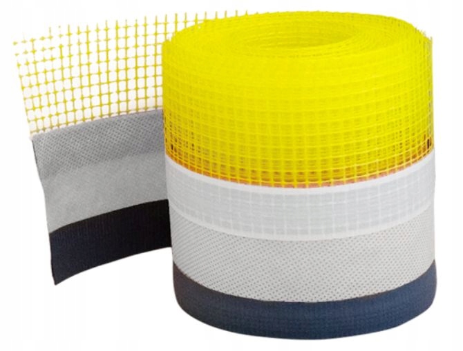 Okenní páska Vnější vzduchotěsná Teplá Montáž se Síťkou 70 mm x 25 m