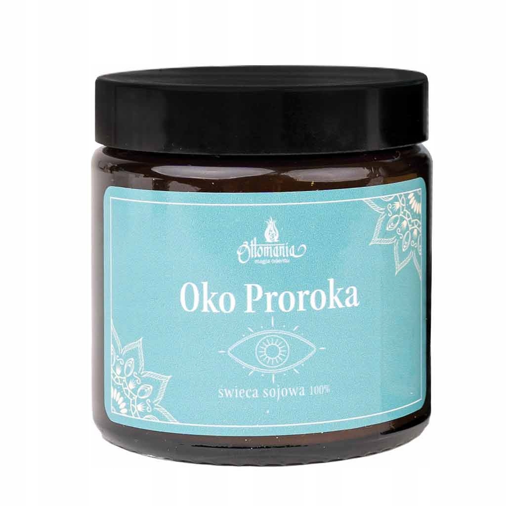

Orientalna Świeczka Sojowa Zapachowa Oko Proroka