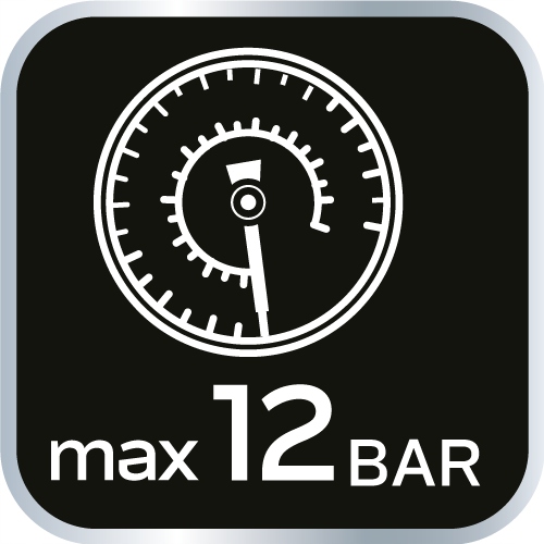 Pistolet do pompowania z manometrem o 63 mm, długi Waga produktu z opakowaniem jednostkowym 0.8 kg