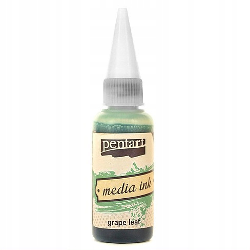 Tusz Media Ink Pentart liść winogronowy, 20 ml