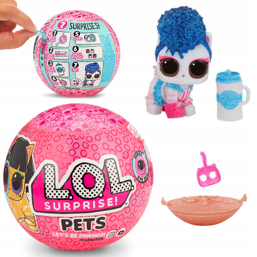 

Lol Surprise Pets Zwierzątko w kuli Eye Spy Ser2
