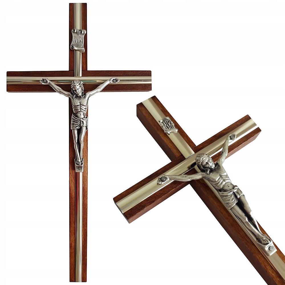 

Piękny Drewniany Krzyż Wiszący Na Ścianę 16 cm C