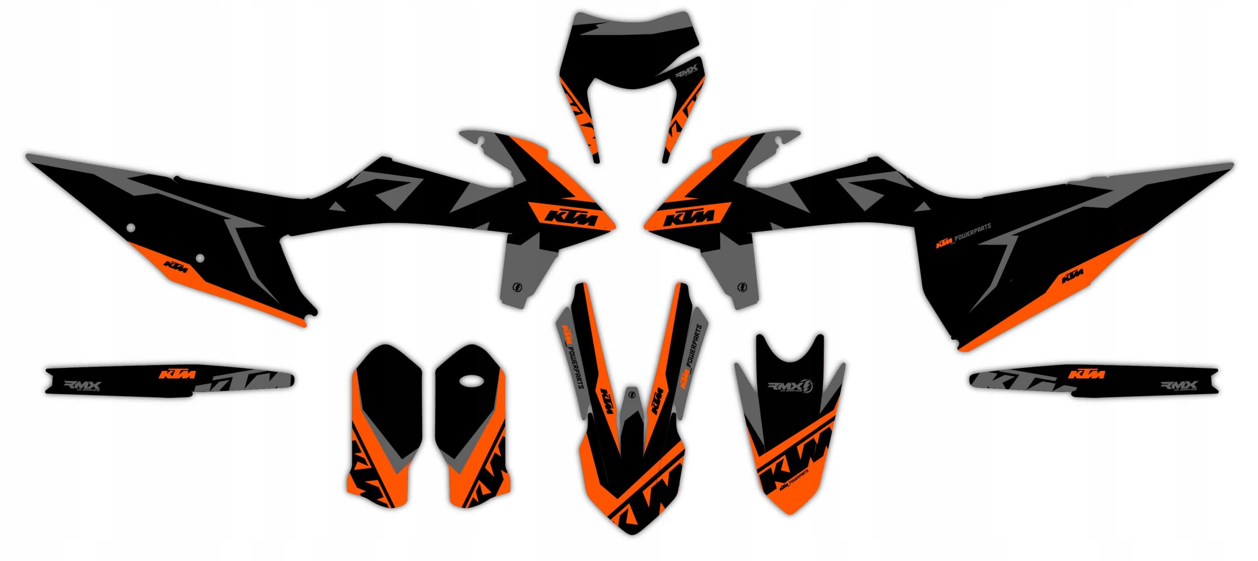 Dýha nálepky na motor Ktm Exc Exc-f Xc-w 2020 2021 2022