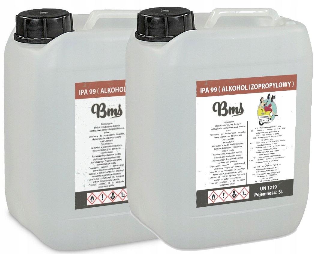 

Bms Ipa 99% Alkohol Izopropylowy Izopropanol 10L