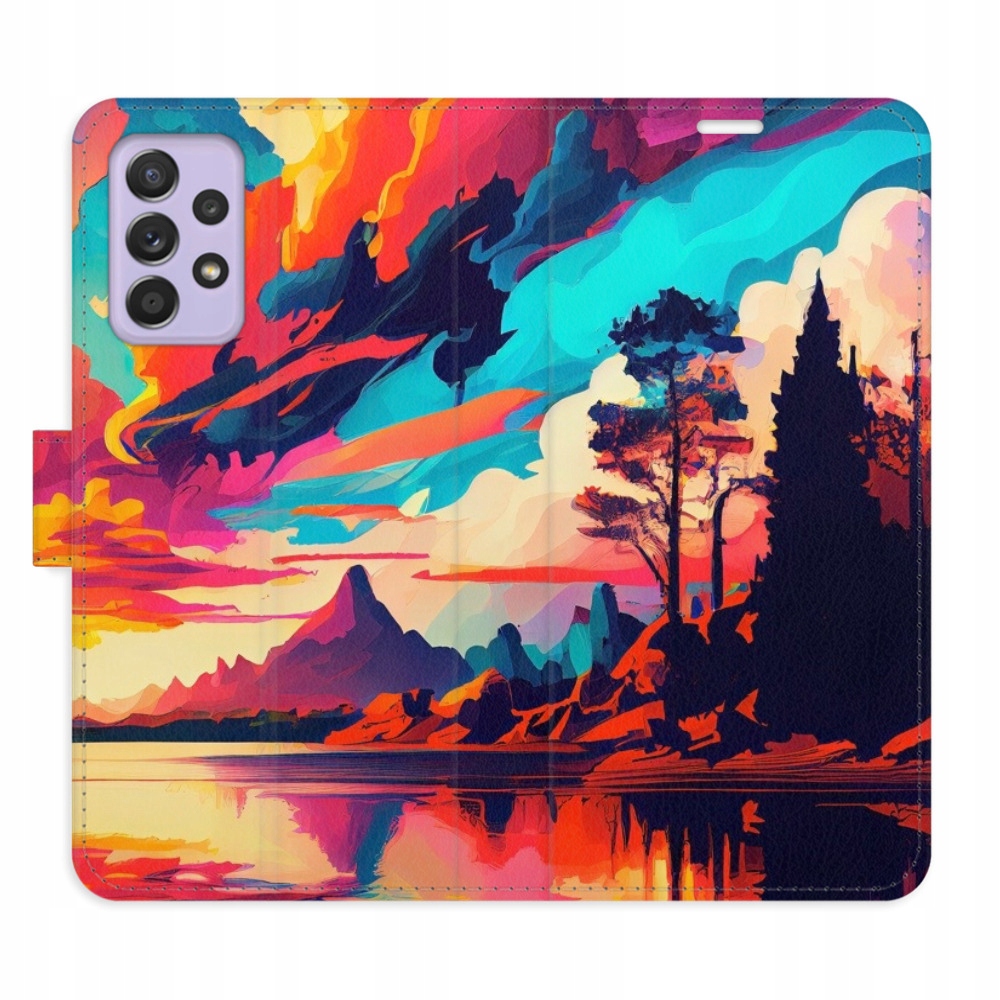 Etui z klapką iSaprio Colorful Mountains 02 do Samsung Galaxy A52 A5