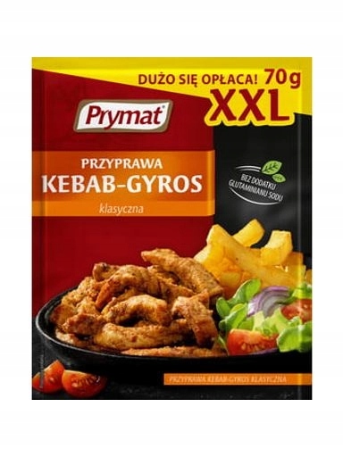 Levně 10 x Koření kebab-gyros klasické Prymat 70 g