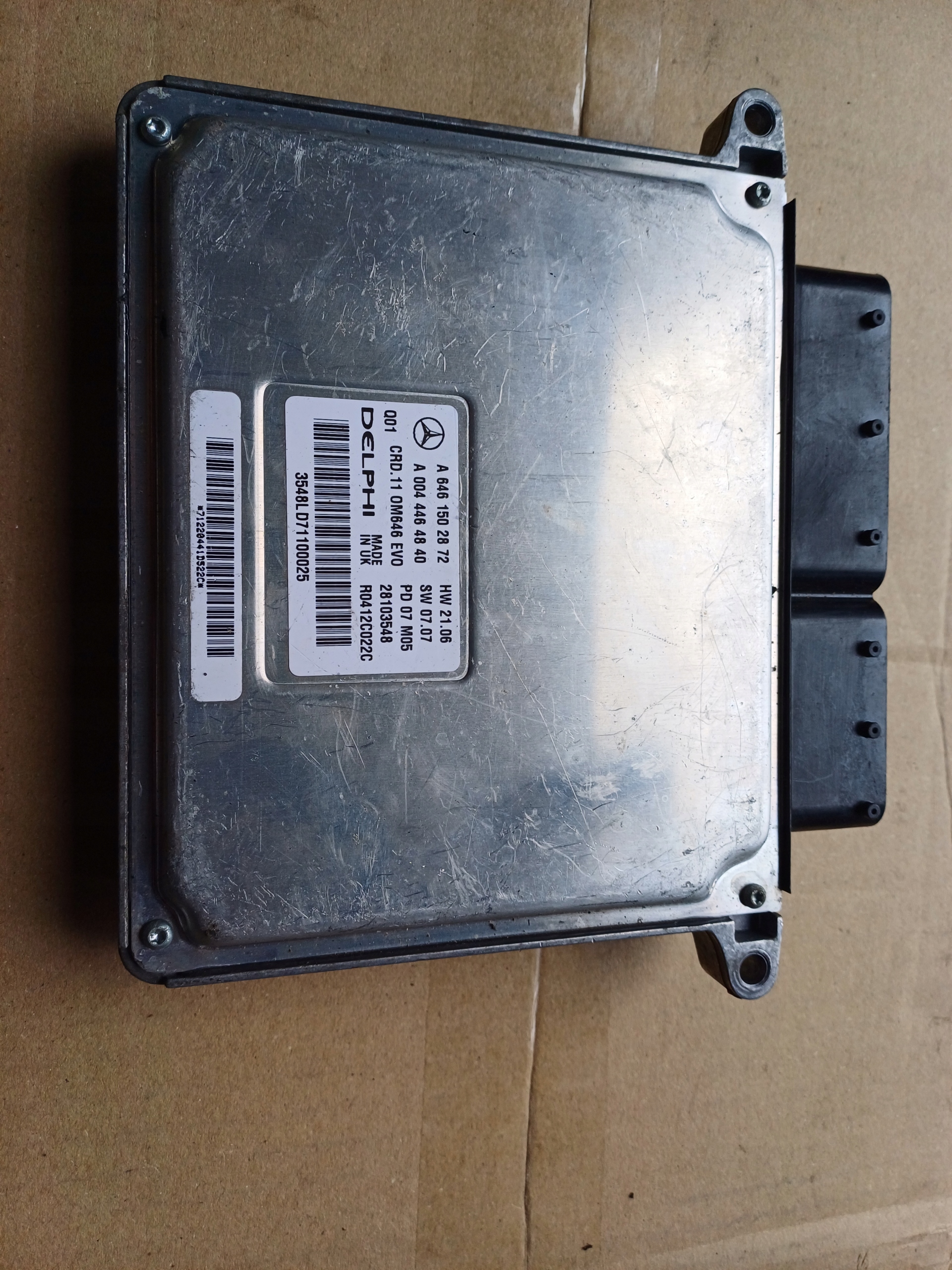 MERCEDES W211 2.2 CDI computer control unit a6461502872