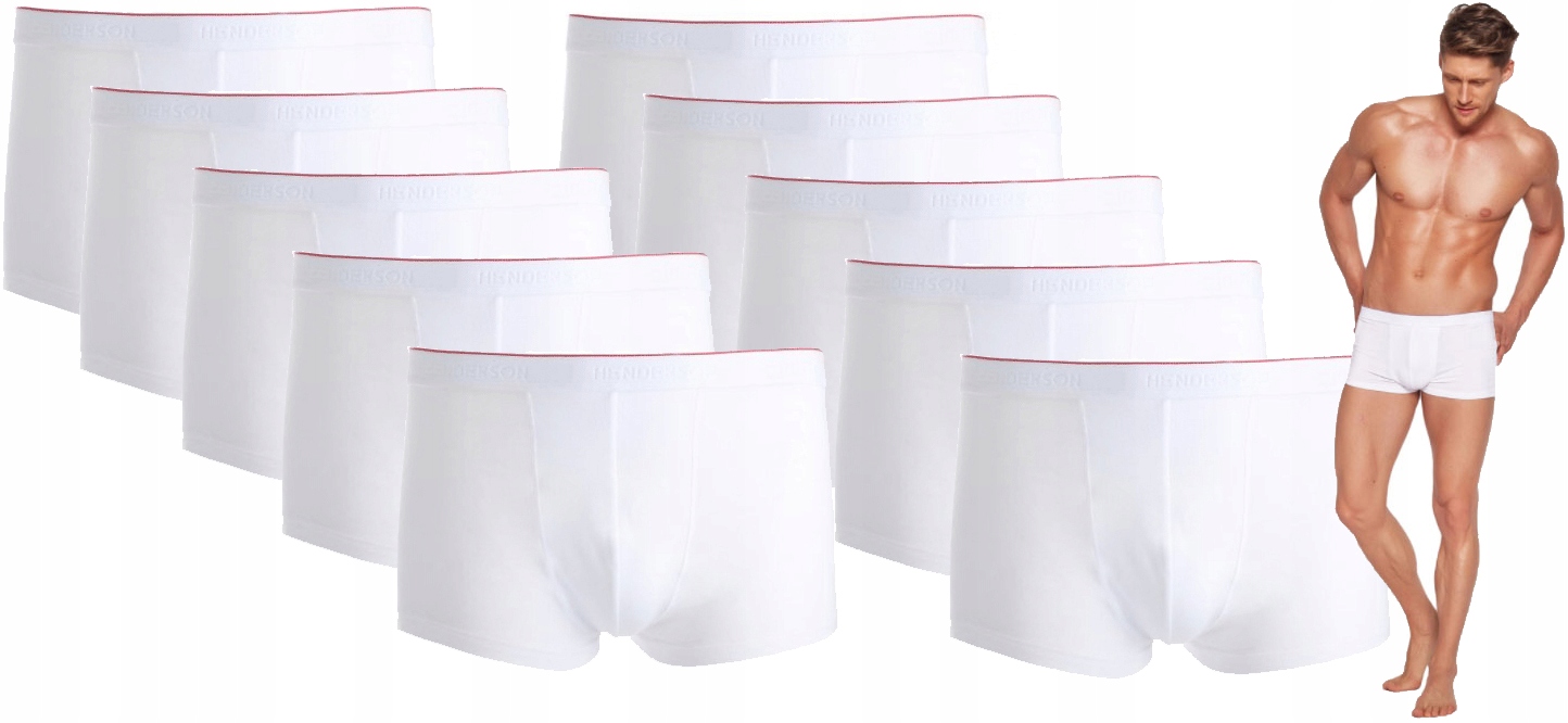 10 X Henderson Boxerky Burito Bílé M