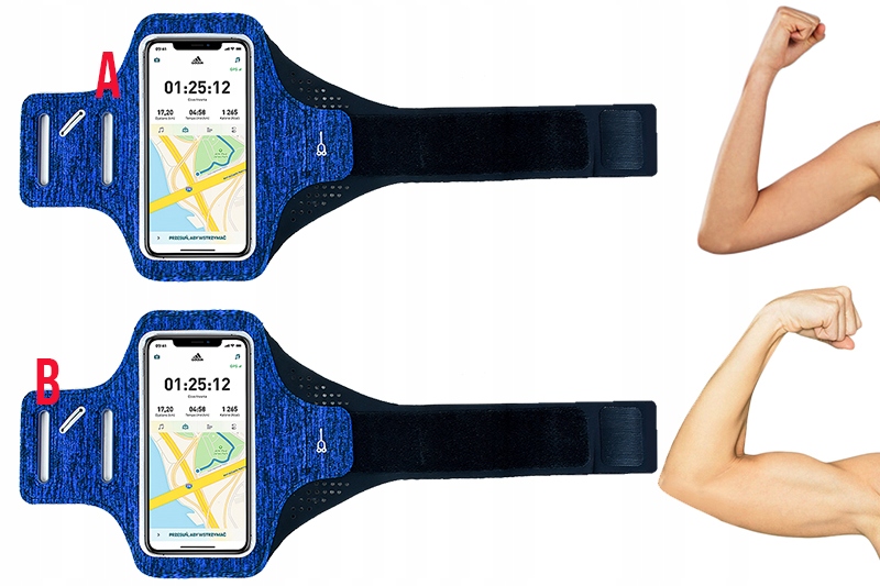 OPASKA NA RAMIĘ NA TELEFON SPORTOWA NARAMIENNA Model SnapOn Armband Fittify