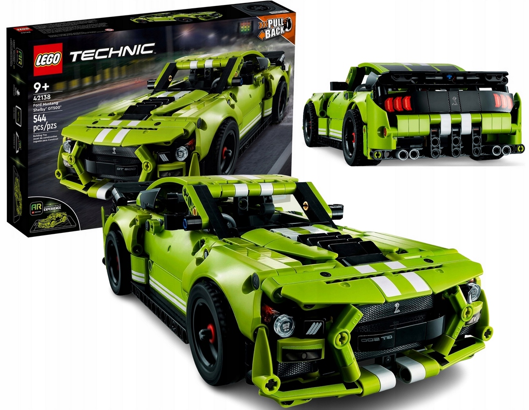 Zdjęcia - Klocki Ford Technic  Mustang GT500 Lego Shelby  Wyścigówka Samochód 