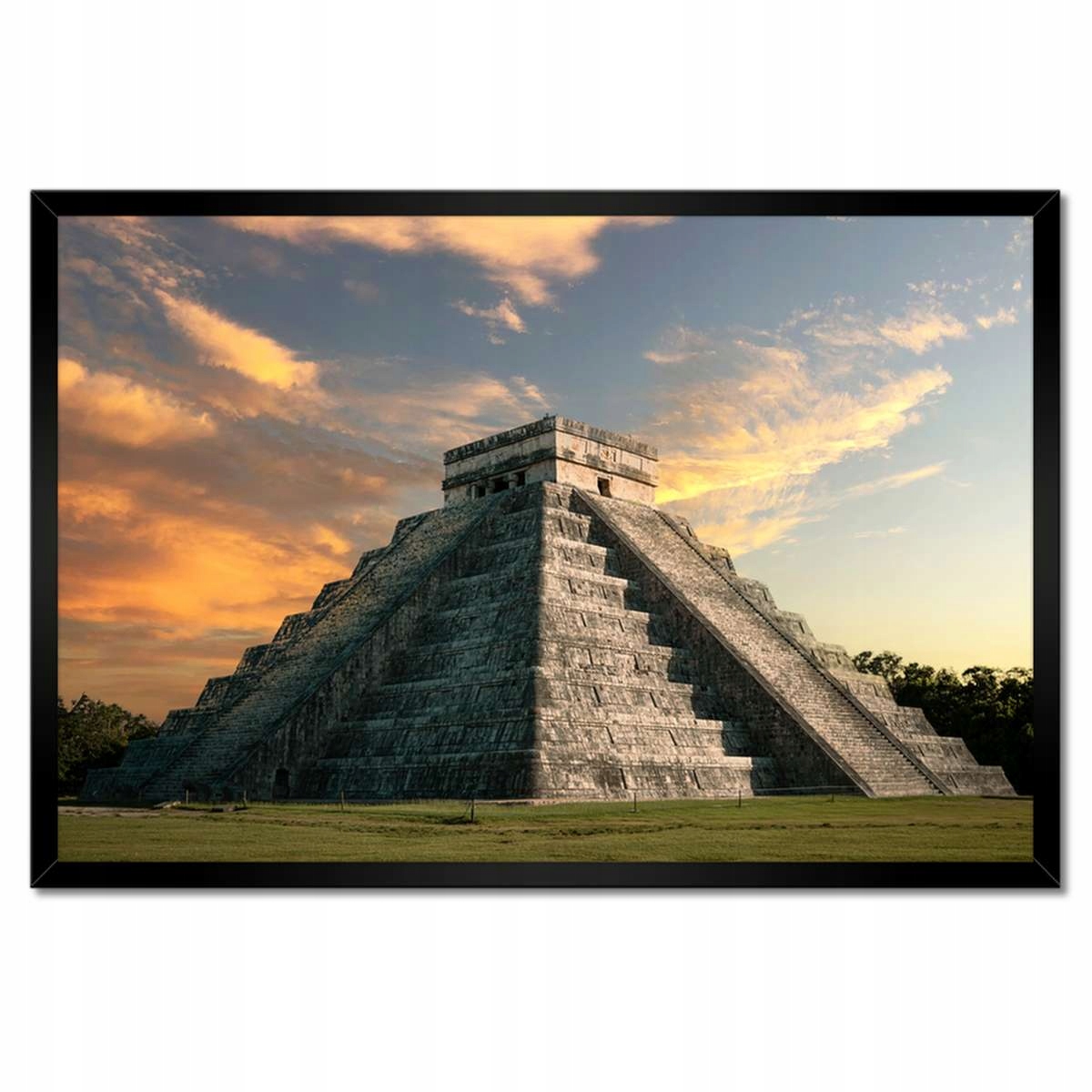 Plakáty v rámu 60x40 Chichen Itza v Mexiku