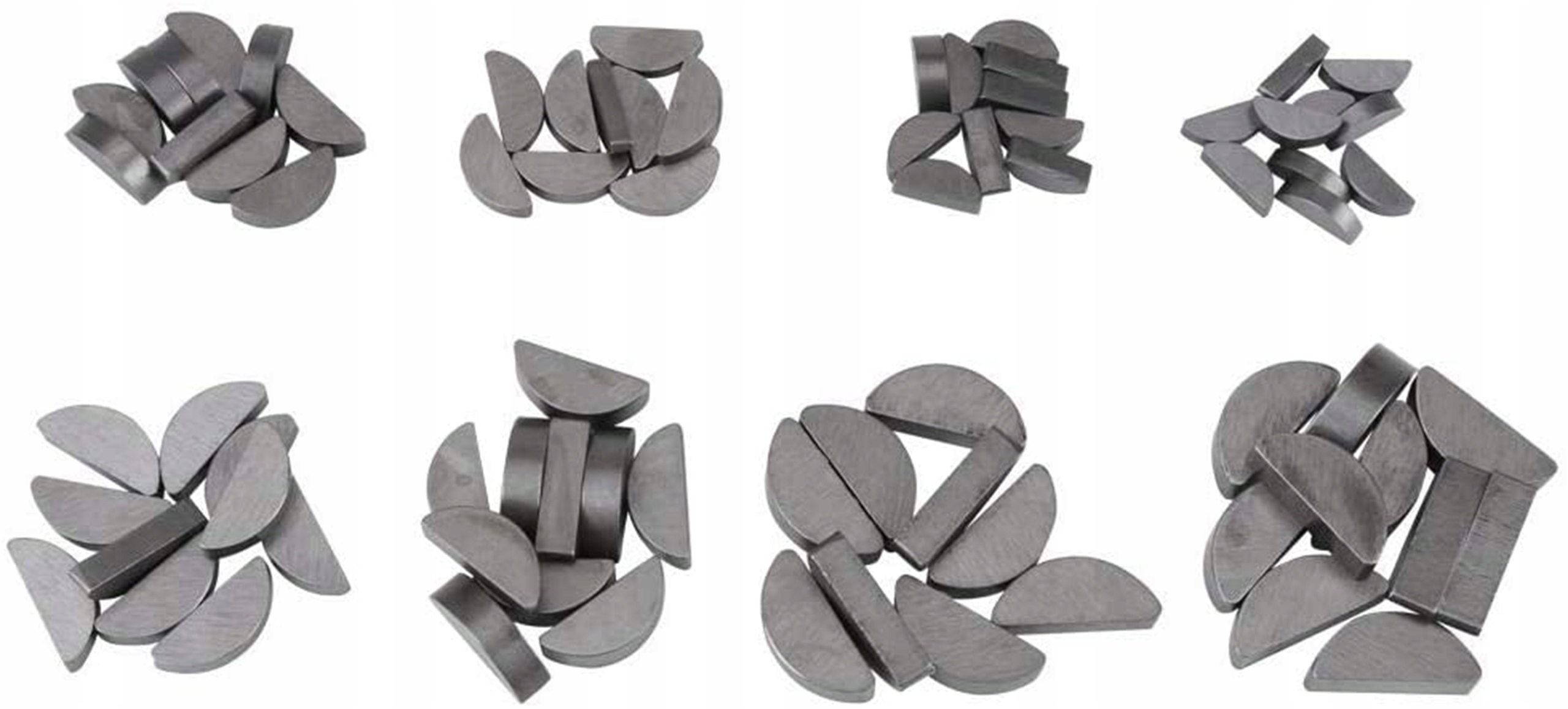 ZESTAW WPUSTÓW CZÓŁENKOWYCH KLINÓW PÓŁOKRĄGŁYCH KLIN 80 EL. 13-22 KLINY Marka Falcon