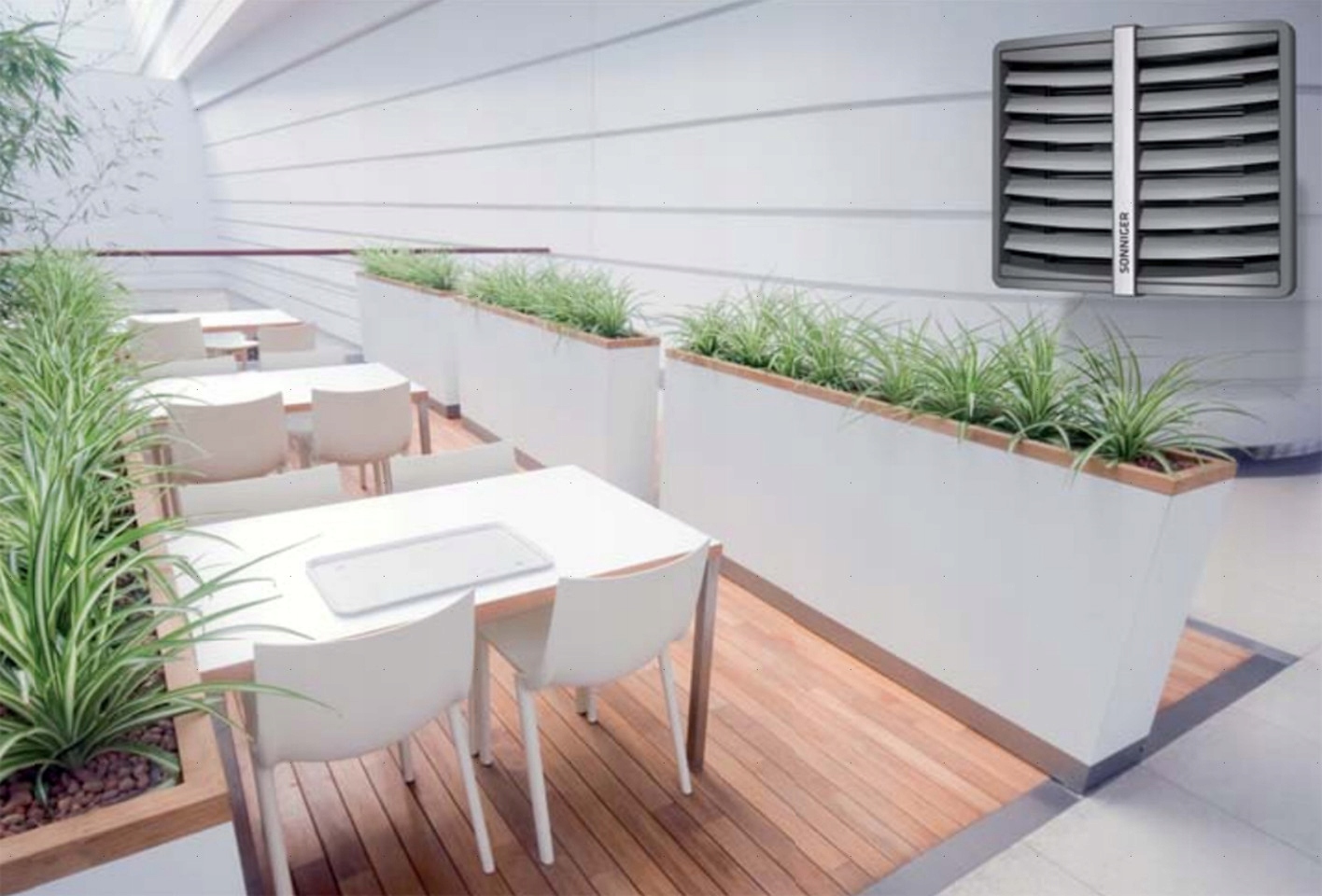 NAGRZEWNICA WODNA SONNIGER HEATER CONDENS CR1 Marka Sonniger