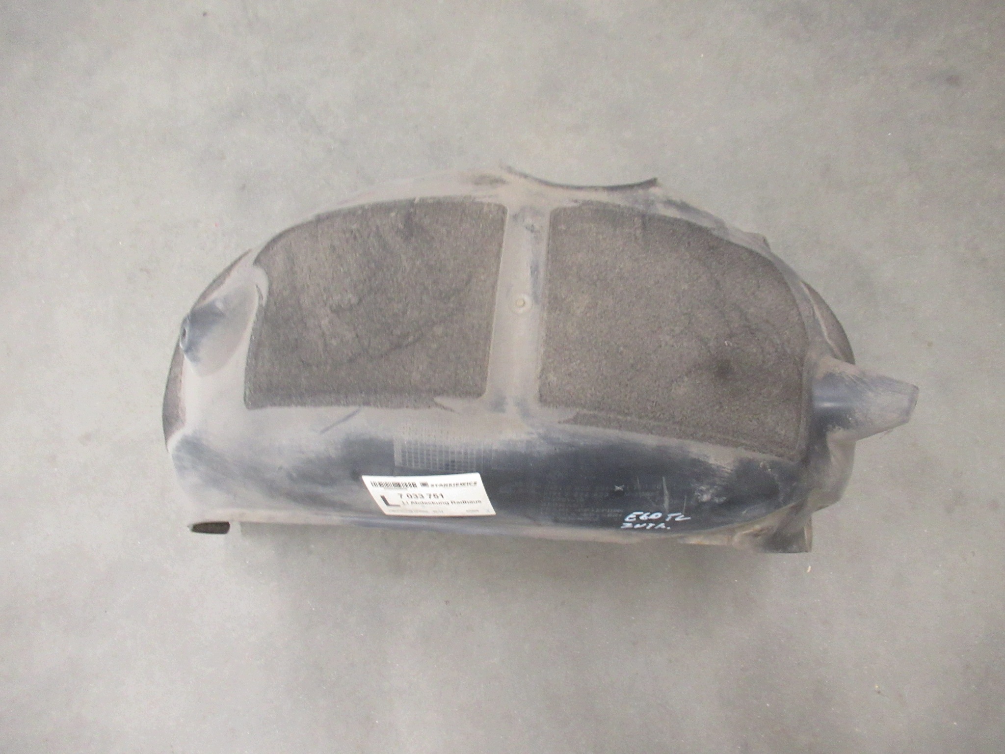 mudguard cover wheels left left rear part BMW 5 e60 sedan