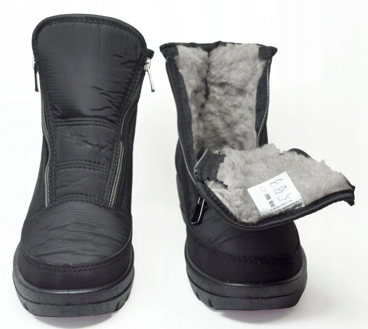 Śniegowce damskie KREDO 1771 BLACK, r. 40