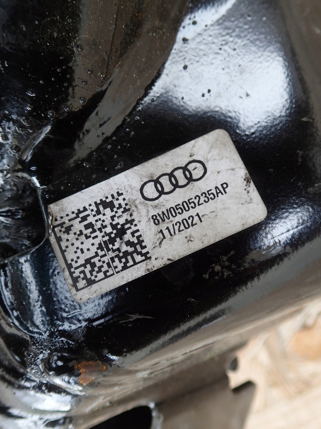 subframe axle beam axle beam rear part AUDI A4 B9 8W0505235AP