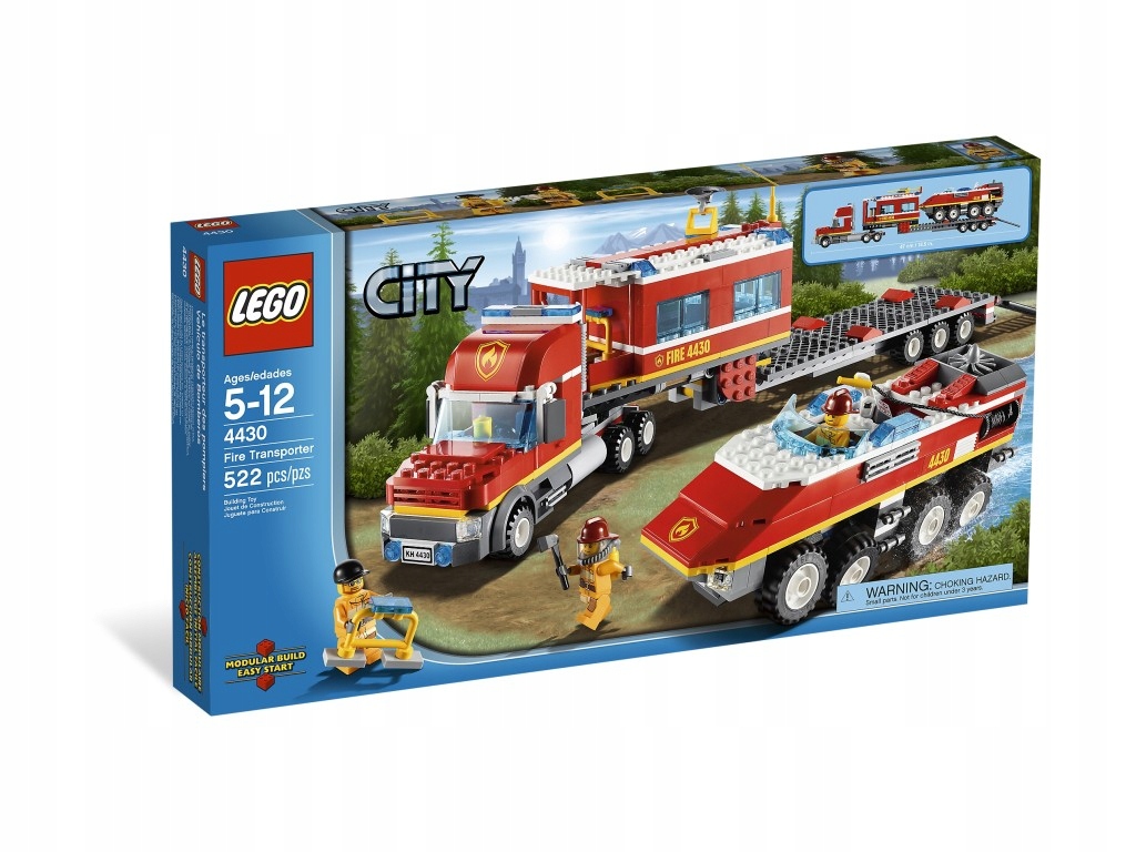 Lego City Fire Transporter 4430 Nové