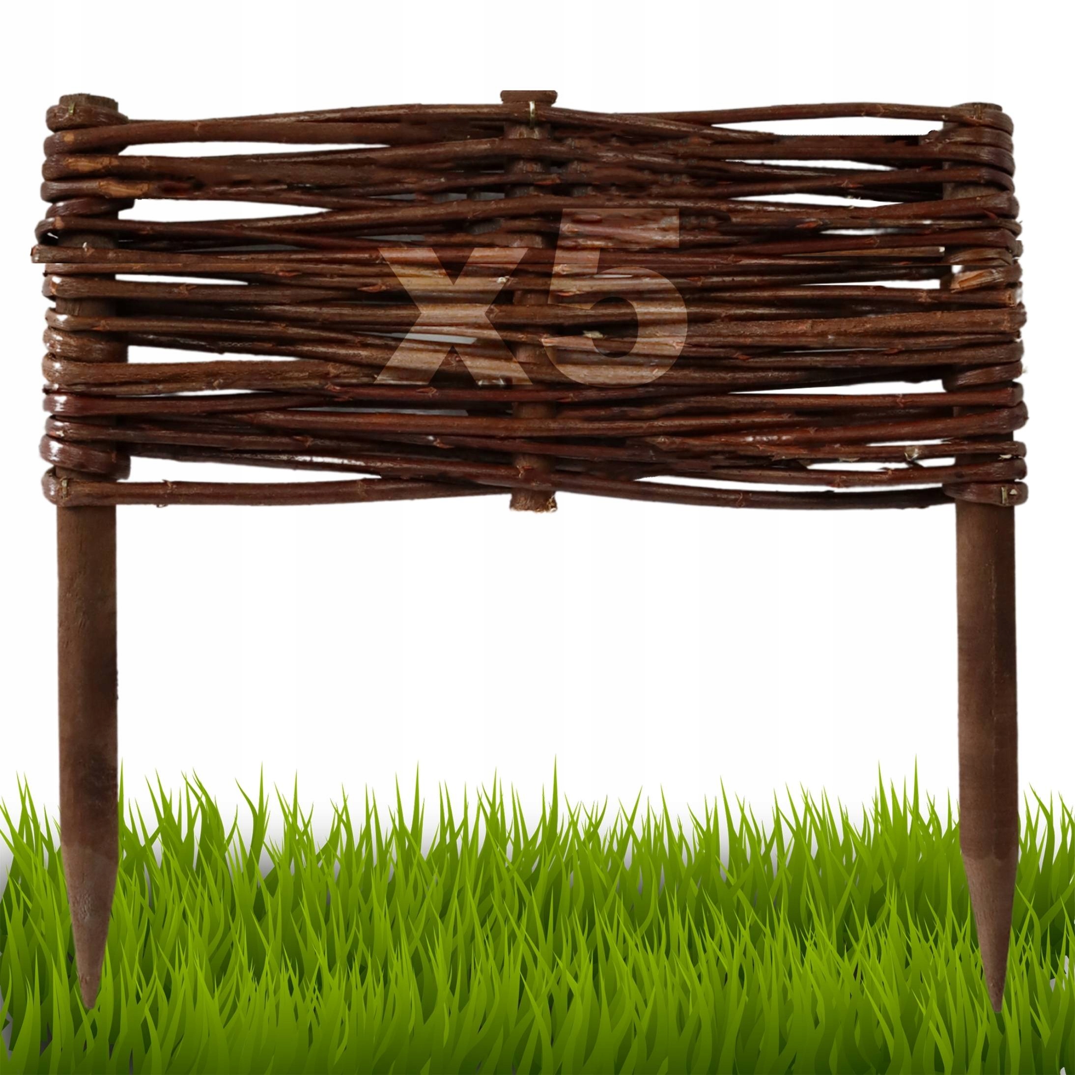 5 kusů Palisáda, plot trávníkový lem 10/30 cm Výrobce
