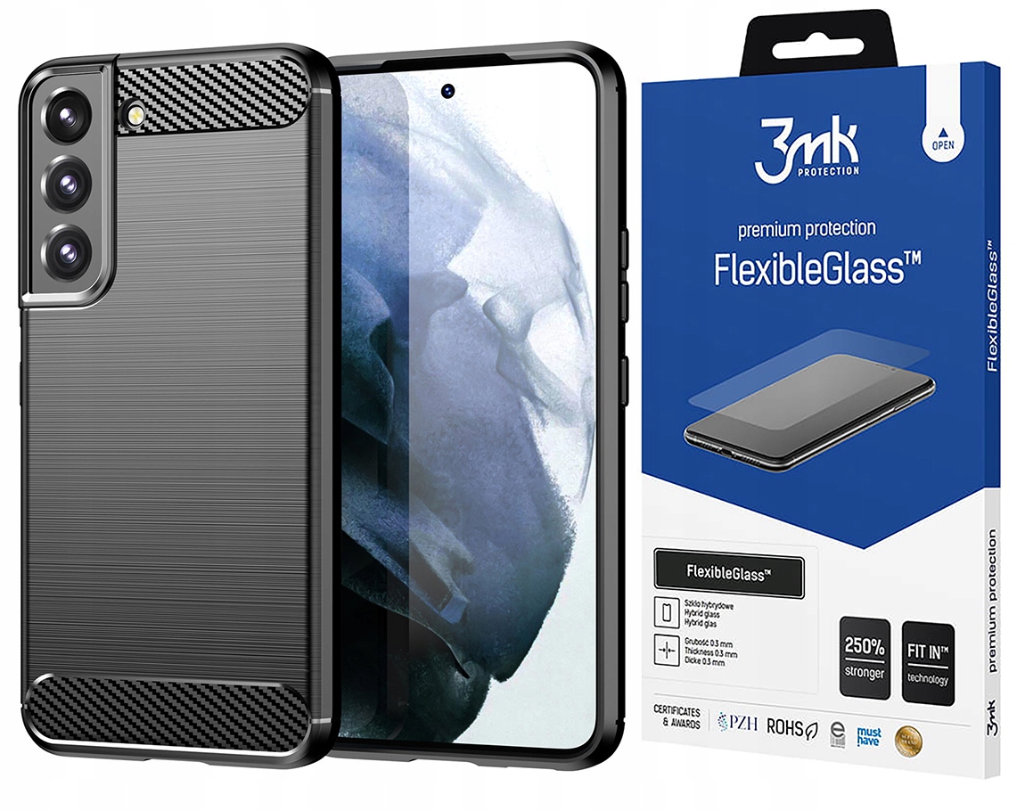 

Etui Case do, Samsung Galaxy S22+ Plus, +Szkło 3MK