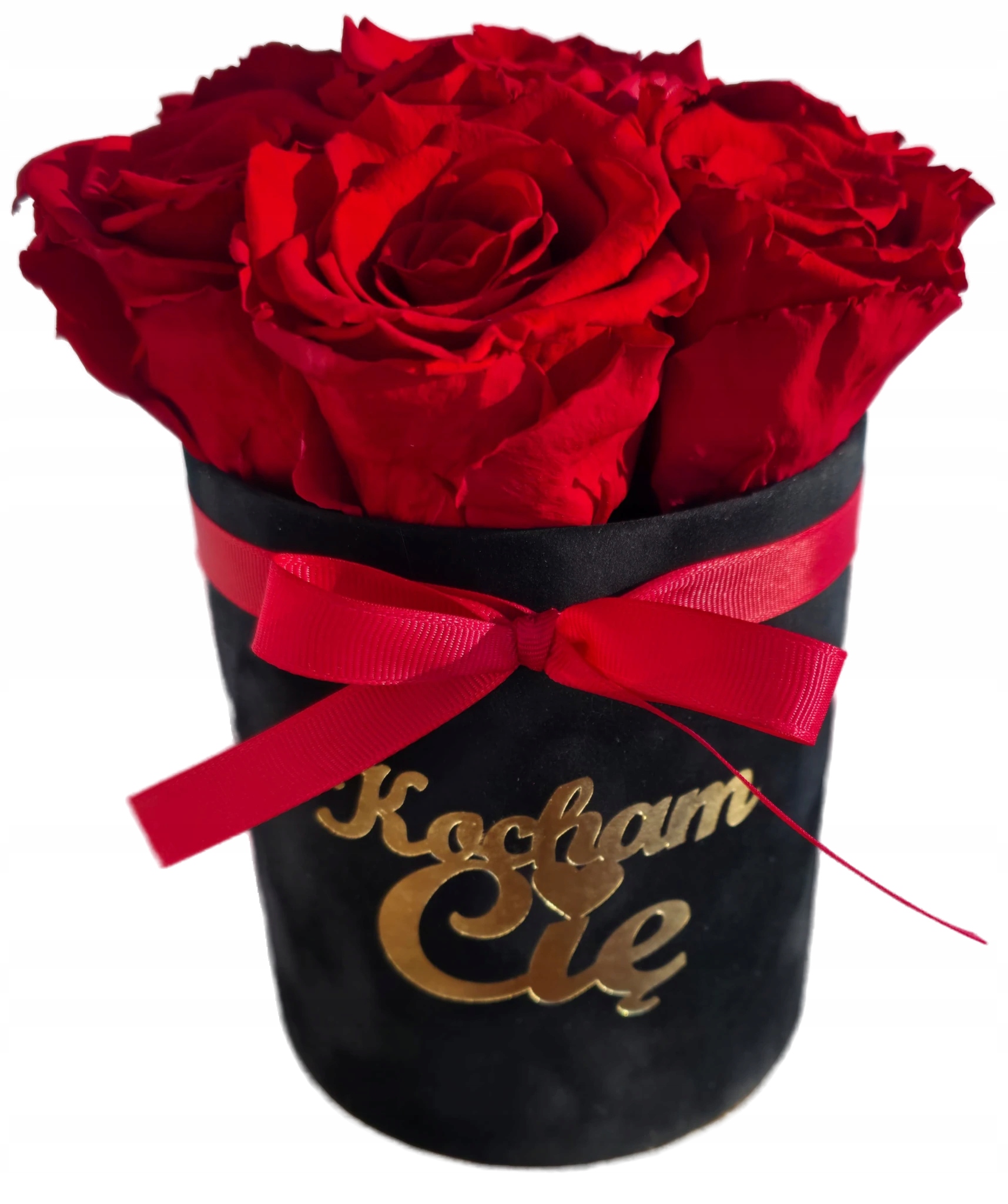 Velké živé věčné růže Květinová krabička na Dárek Valentýna Zásnuby Voňavé