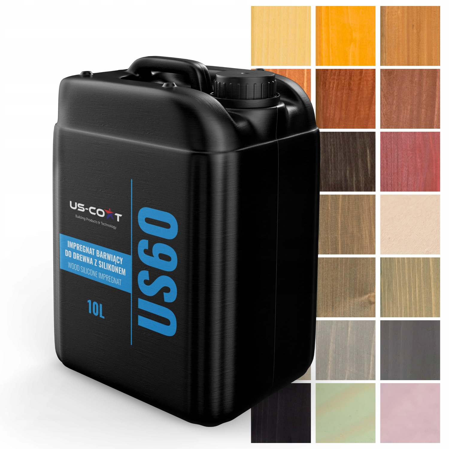 Impregnace Na Dřevo Ochranná Barvící Lazura Se Silikonem 22 Barev 10 L Uv