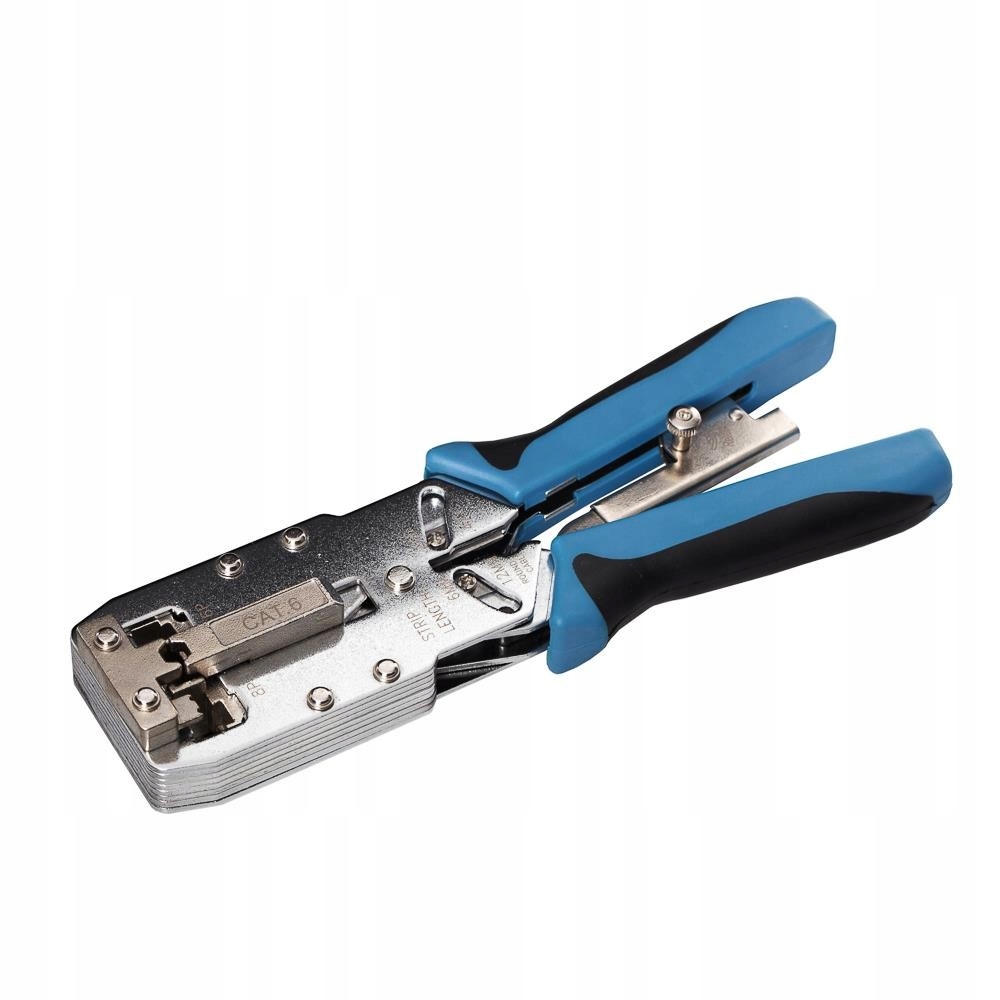 Krimpovací kleště RJ45, RJ12, RJ11, Amp cat. 6, Netrack, s kontrolou přítlaku