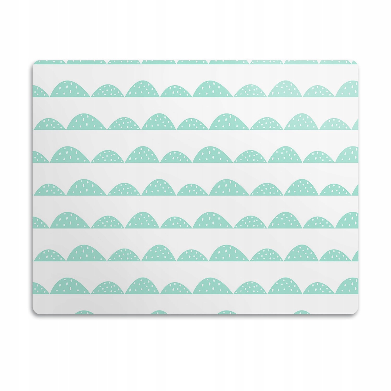 Levně Voděodolná podložka pod misku Zelené kopce 90x60 cm