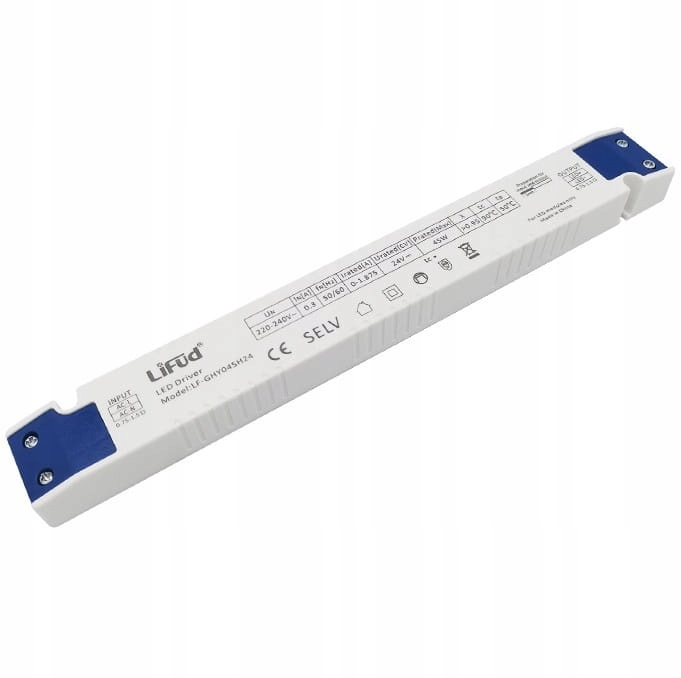 Zasilacz stałonapięciowy Led 180W 24V 7.5A izolowany obudowa slim