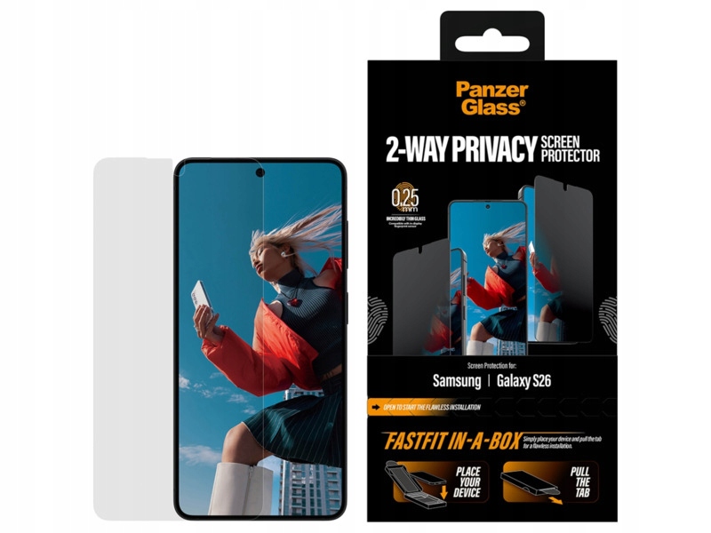 Szkło Panzerglass Safe Ultra-Wide Fit FastFit do Samsung Galaxy S26