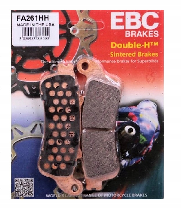 2155041003751 - ГАЛЬМІВНІ КОЛОДКИ EBC FA261 HONDA CBR FJS VFR NT ST