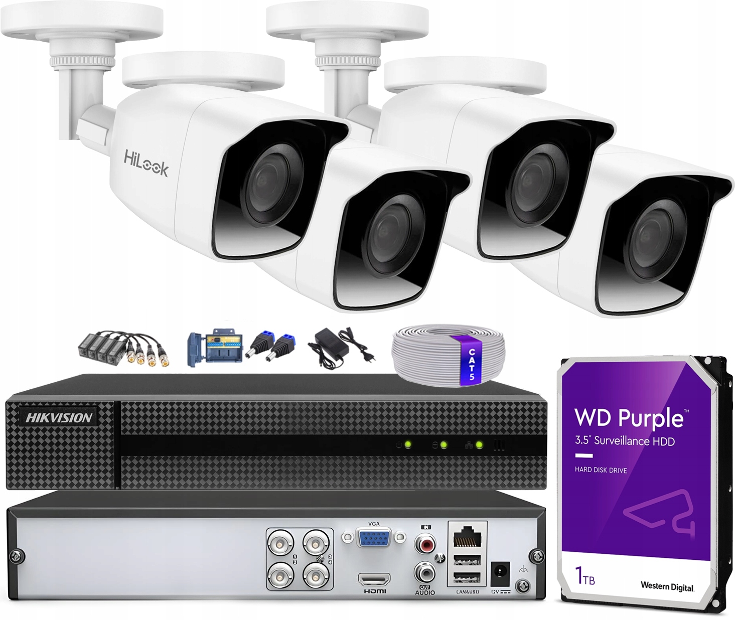 Sada pro monitorování HiLook od Hikvision 5MPx Hilook Tvi Kit