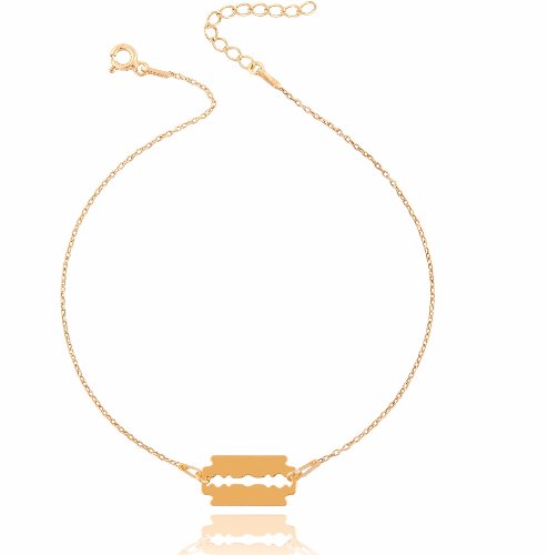 

Bransoletka Żyletka żyleta Srebro 925 celebrytka