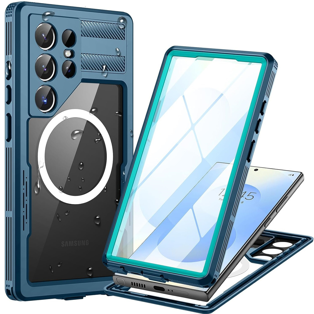 Pouzdro 360 IP68 Pro Galaxy S25 Ultra Pancerne Magsafe Vodotěsné