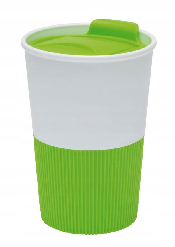 

Kubek z pokrywką na kawę wielorazowy 400ml