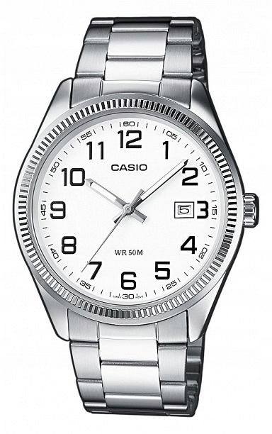 Pánské hodinky Casio Mtp bílé