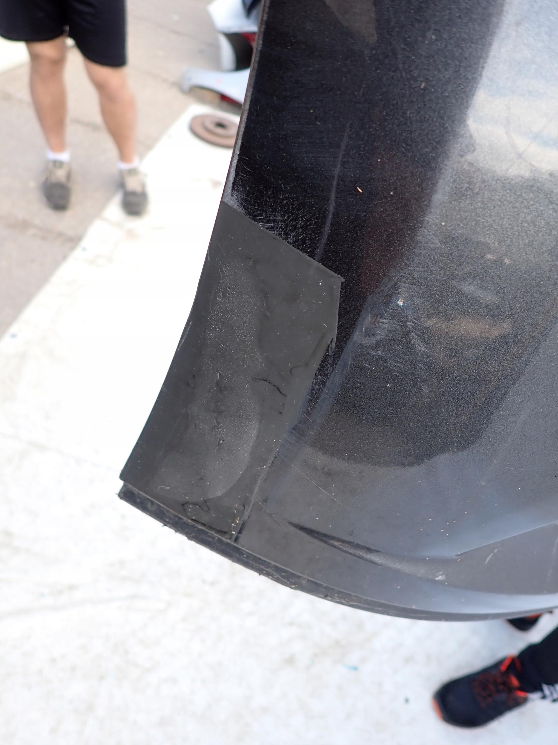 FORD FOCUS IV HB 18- bumper rear part rear 4PDC