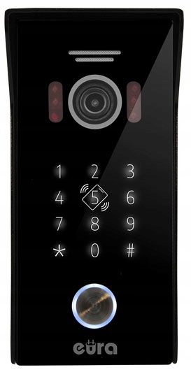 WIDEODOMOFON WIDEO DOMOFON WIFI EURA FURTKA BRAMA Typ domofonu Przewodowy Wi-Fi