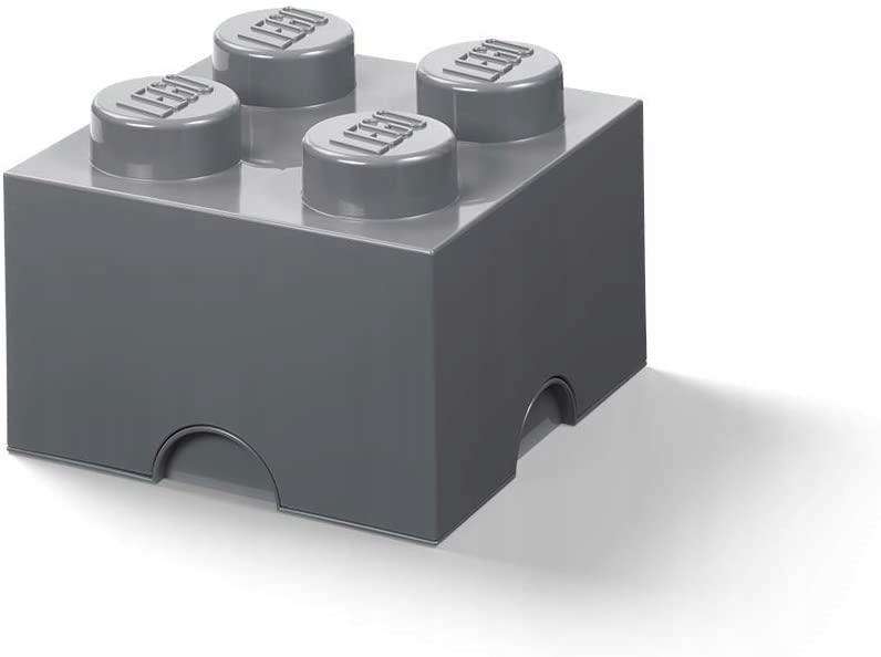 Úložný box Lego 4 tmavě šedý