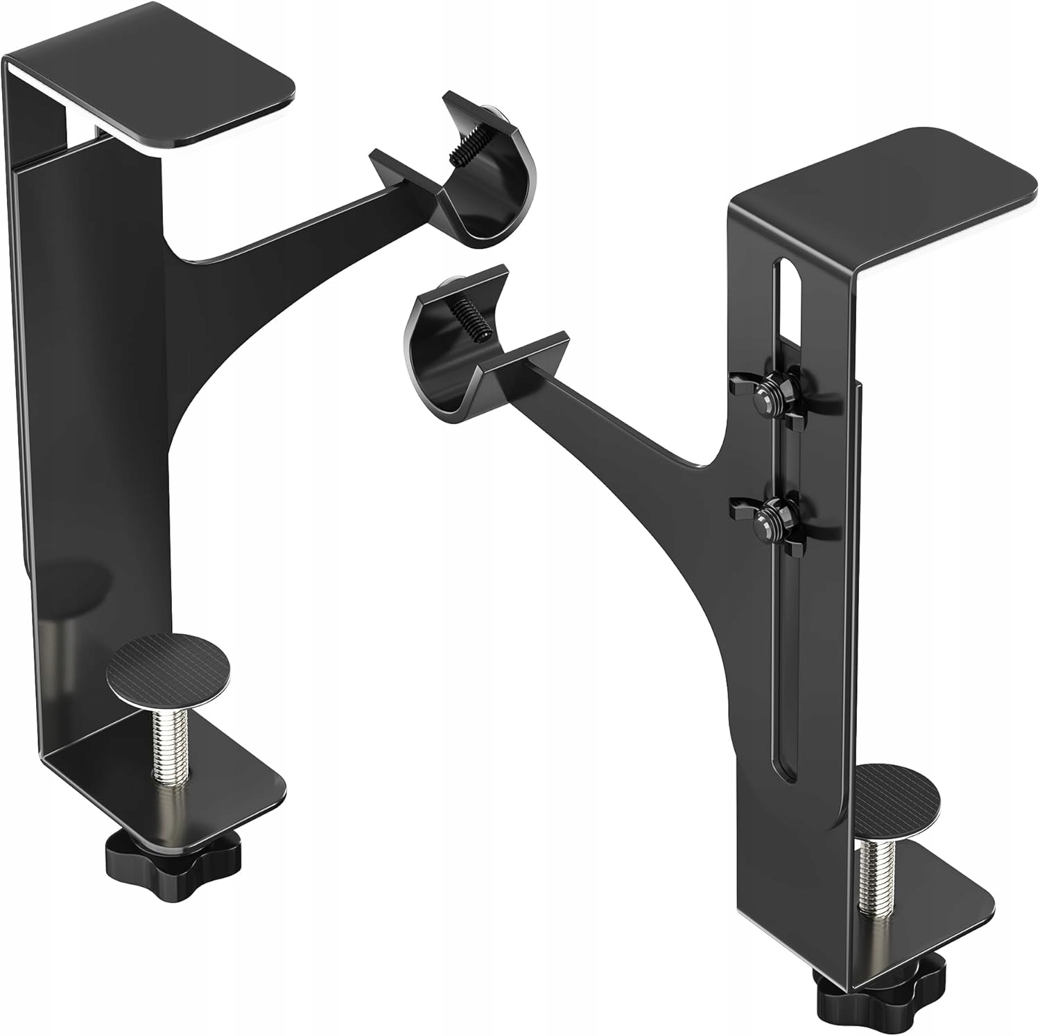 Držáky Na Záclonové Tyče Bez Vrtání 20 – 28 mm kovové, upevnění rolet